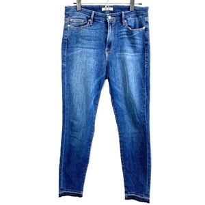 Good American Good Legs Raw Hem Jeans